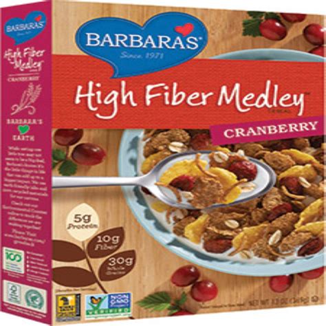 barbaras bakery high fiber cereal cranberry